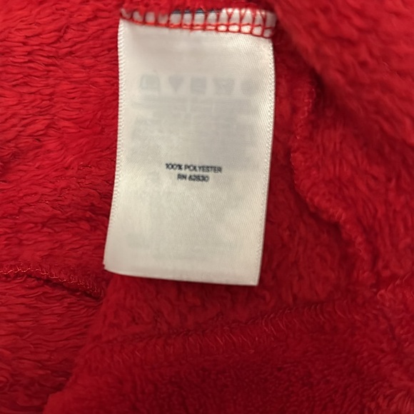 Lands’ End Red Boy’s Bathrobe Size 12 - Picture 7 of 7